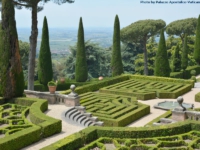 Belvedere and labyrinth gardens